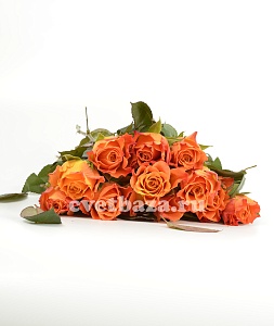 Роза 40см Оранжевая "Акция"